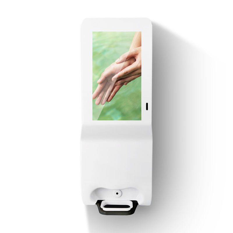 Auto foaming dispenser 1920x1080 HD Hand Sanitizer Advertising Kiosk With Long Using Life